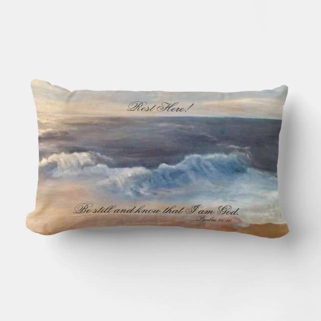 Throw Pillow, 13 x 21 Lumbar Cushion (Front)