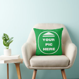 Throw Pillow 16" x 16" - Add Your Image 