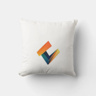 Throw Pillow 16" x 16" logo designe