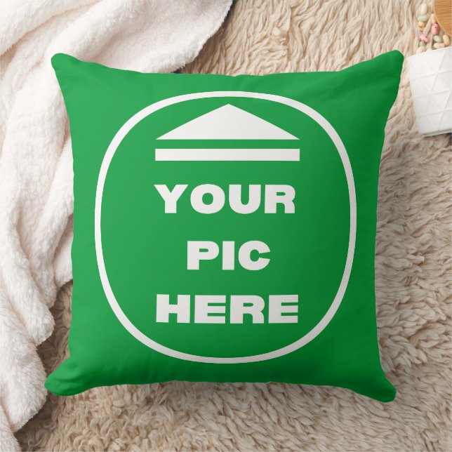 Throw Pillow 20" x 20" - Add Your Image  (Blanket)