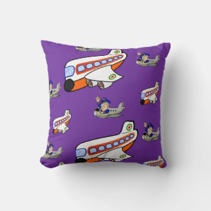 Throw Pillow Aeroplane
