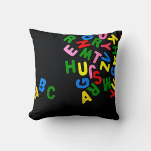 Throw Pillow Alphabet