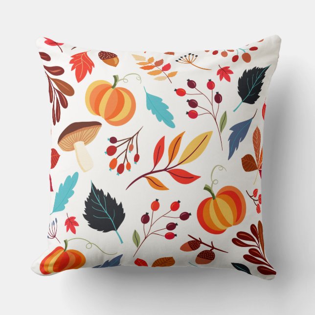 Throw Pillow-Autumn Cushion (Front)