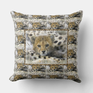 Throw Pillow/Baby Cheetah Cushion
