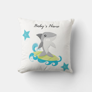 Throw Pillow Baby Shark Nursery Decoration
