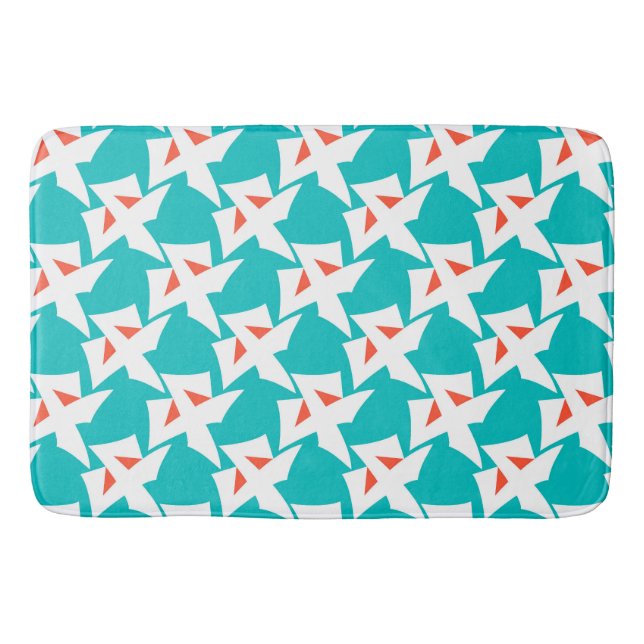 Throw Pillow Bath Mat (Front)