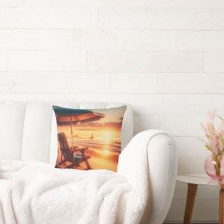 throw pillow beach seen style