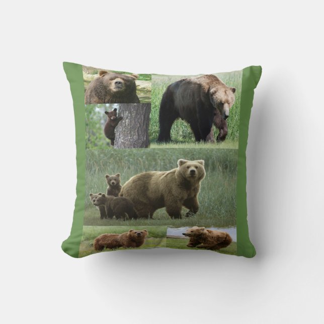 Throw Pillow Bear (Front)