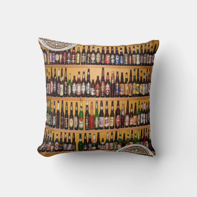 Throw Pillow Beer (Front)