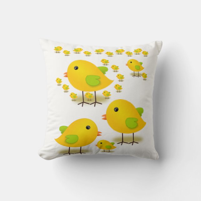 Throw Pillow Bird (Front)