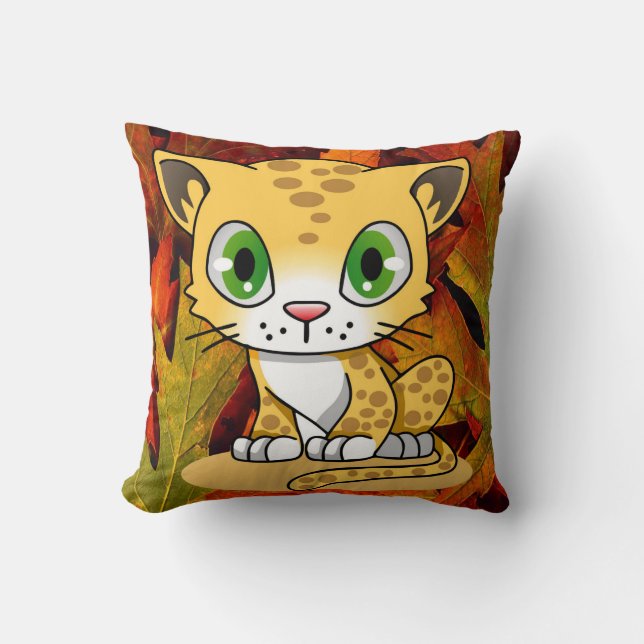 Throw Pillow Cat (Front)