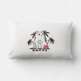 Throw Pillow cat lover