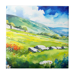 Throw Pillow Ceramic Tile