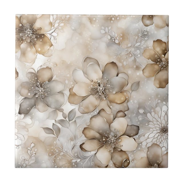 Throw Pillow Ceramic Tile (Front)