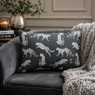 Throw Pillow Cheetah Pattern Lumbar Pillow