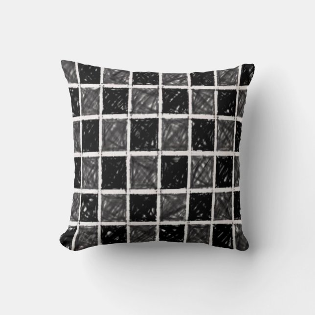 Throw Pillow Chequered (Front)