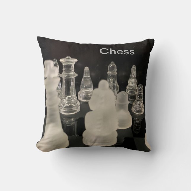 Throw Pillow Chess. (Front)