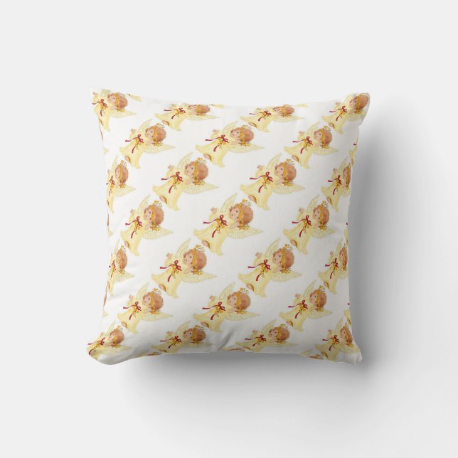 Throw Pillow/Christmas Angels Cushion (Front)