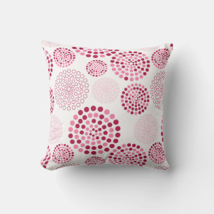 Throw Pillow-Circle Pattern Cushion