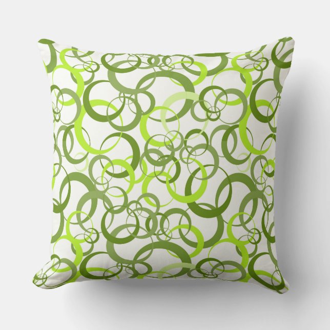 Throw Pillow-Circle Pattern Cushion (Front)