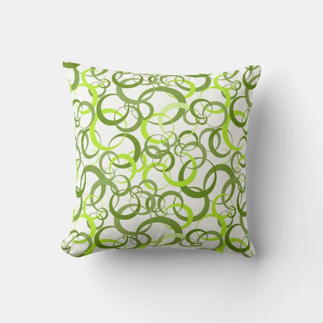 Throw Pillow-Circle Pattern Cushion (Front)