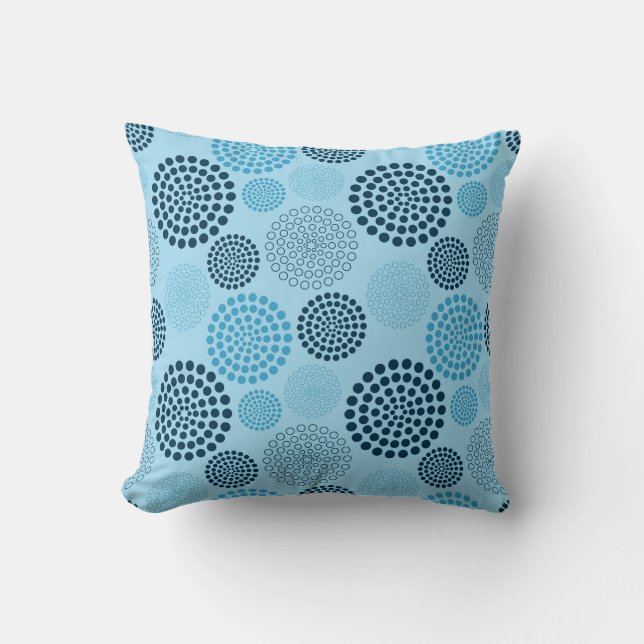 Throw Pillow-Circle Pattern Cushion (Front)