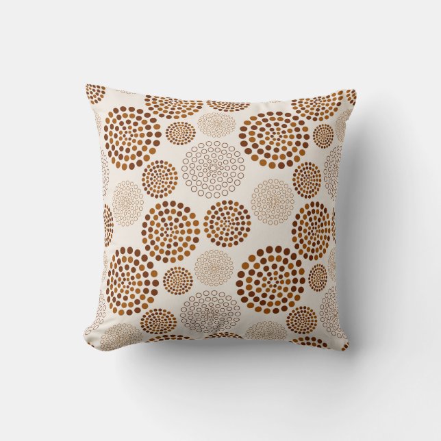 Throw Pillow-Circle Pattern Cushion (Front)