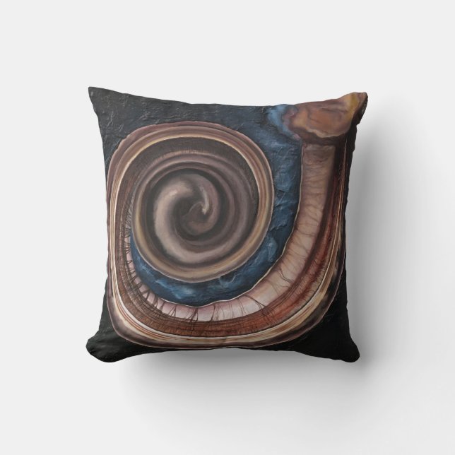 Throw Pillow Cochlea Slice (Front)