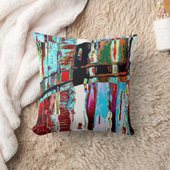 Throw Pillow – Collapse Reflection Abstract Design (Blanket)