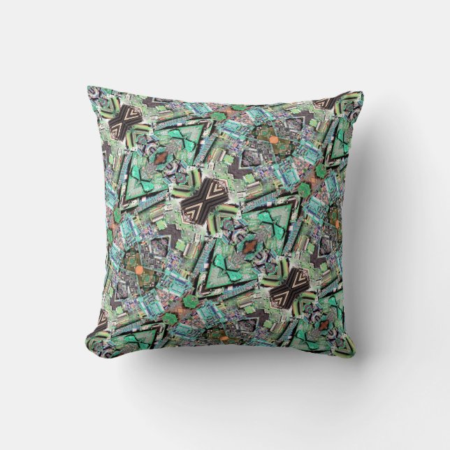 Throw Pillow - Computer Innerds (Front)