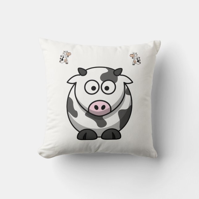 Throw Pillow Cow (Front)