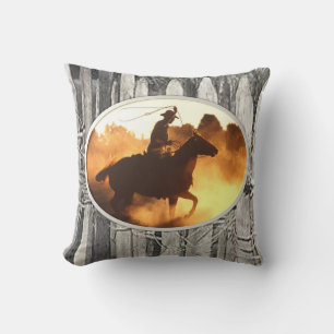 Throw Pillow Cowboy