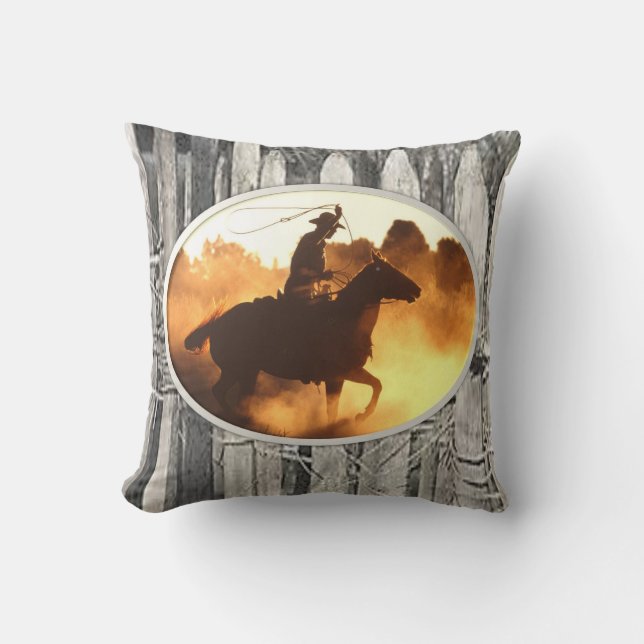 Throw Pillow Cowboy (Front)