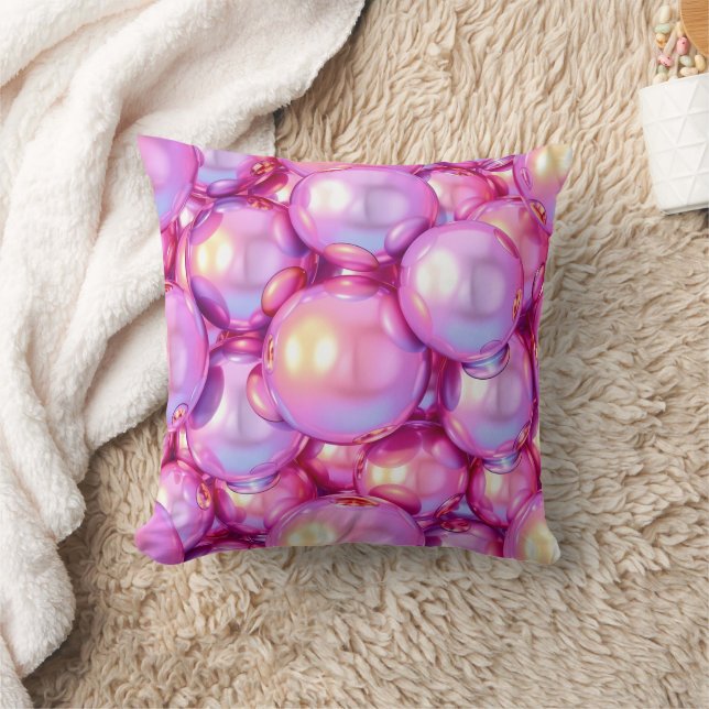 Throw Pillow Cyber-Bubble Y2K (Blanket)