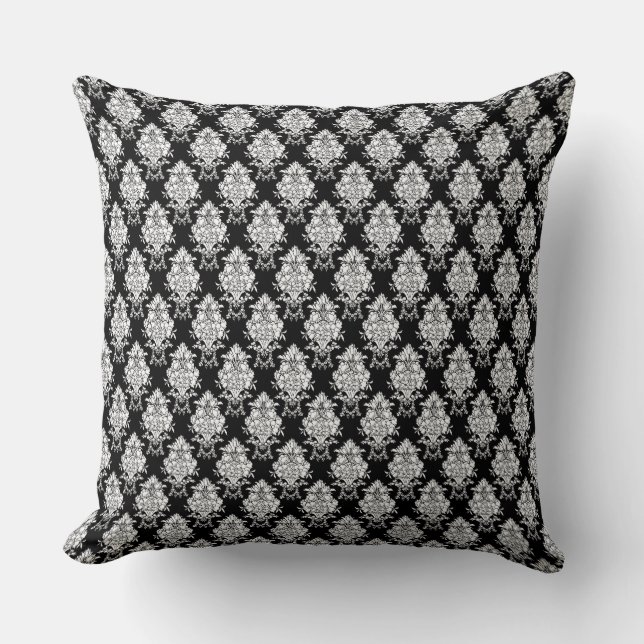 Throw Pillow/Damask Cushion (Front)