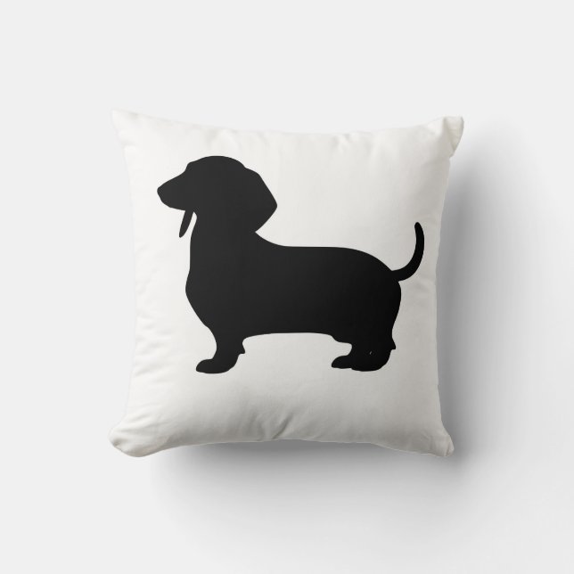 Throw Pillow Dash hound (Front)