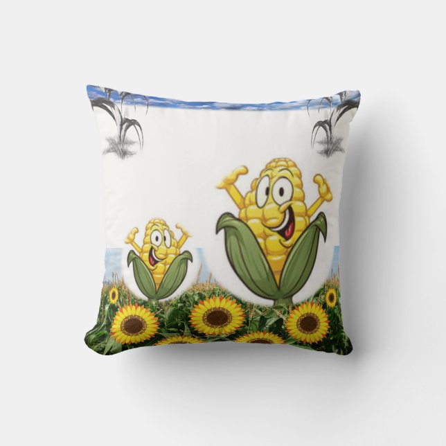 throw pillow decore popcorn (Front)