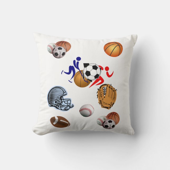 throw pillow decore sports football (Front)