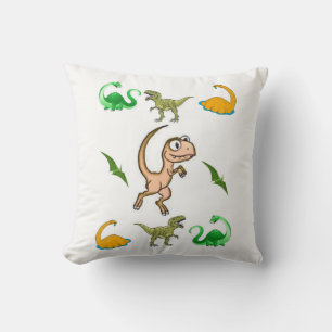 Throw Pillow Dinosaur