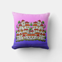 Throw Pillow (Doodle - Hand-drawn)