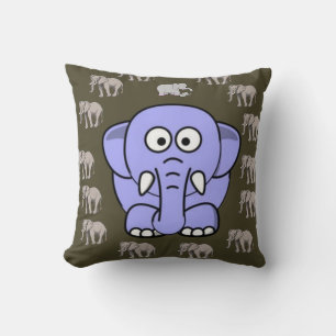 Throw Pillow Elephant