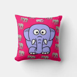 Throw Pillow Elephant