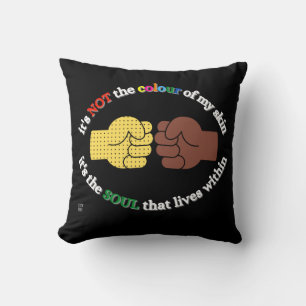 throw pillow  "END RACISM"