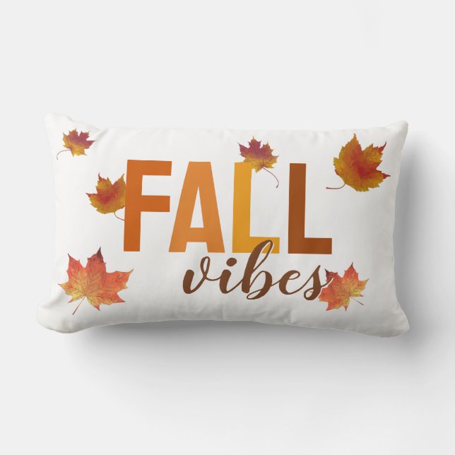Throw Pillow Fall Vibes (Front)