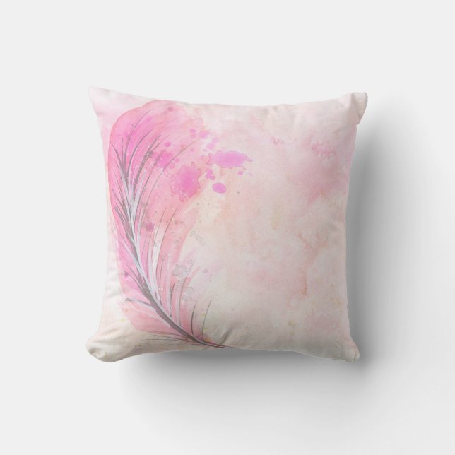Throw Pillow/Feather Cushion (Front)