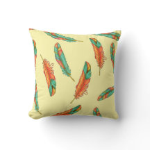 Throw Pillow Feathers