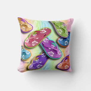 THROW PILLOW - FLIP FLOPS