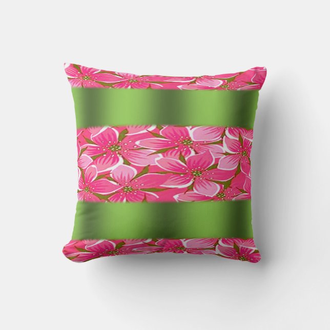 Throw Pillow Floral (Front)