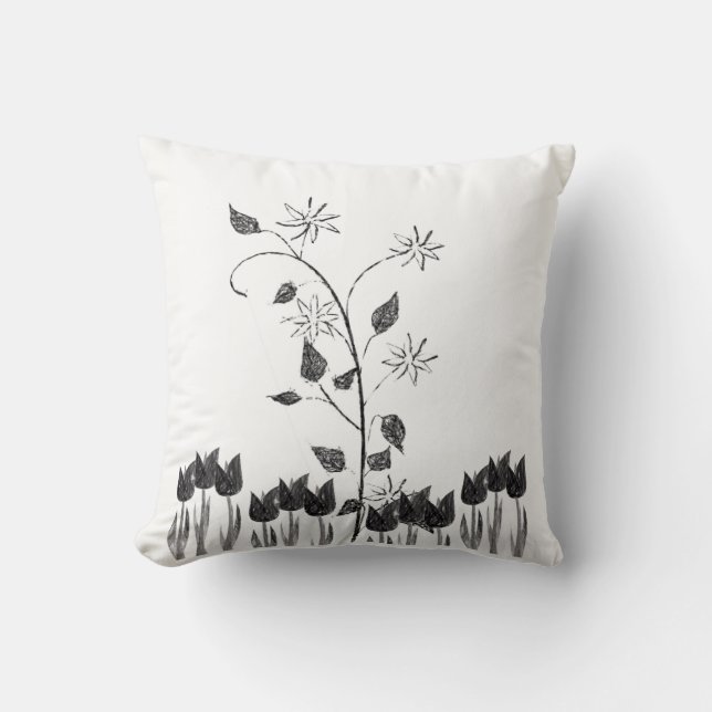 Throw Pillow Floral (Front)