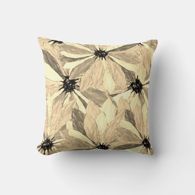 Throw Pillow Floral (Front)